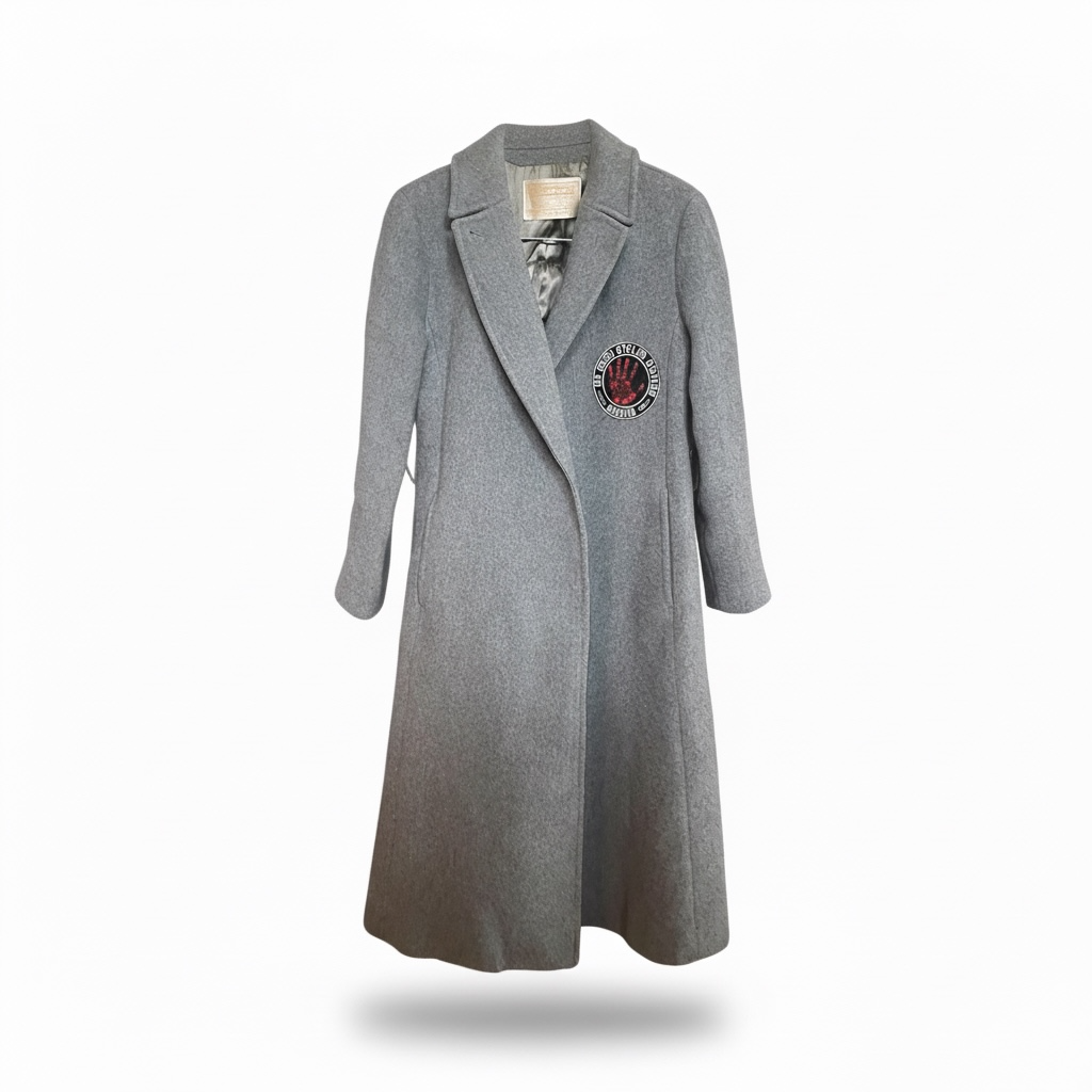 MMIW Gray Wool Overcoat