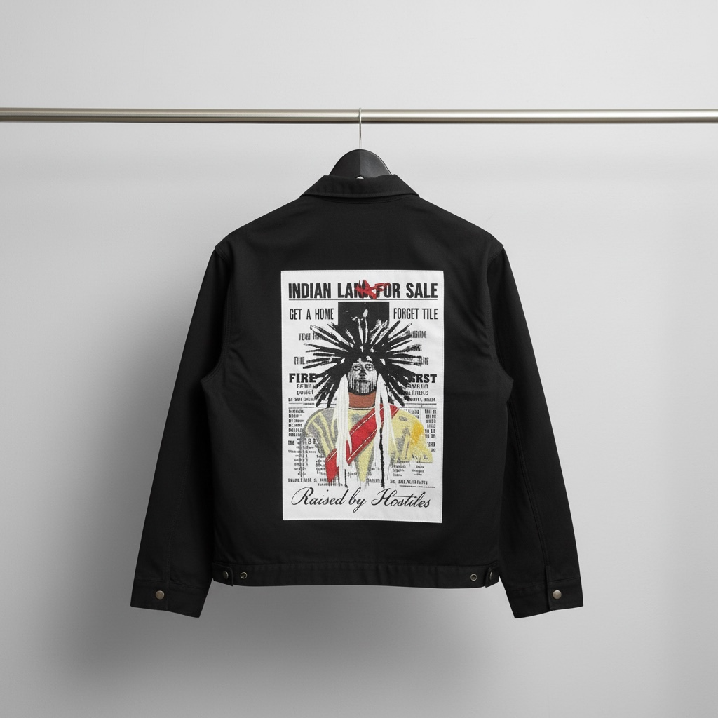 Canvas lined Jacket (Indian Land not for Sale