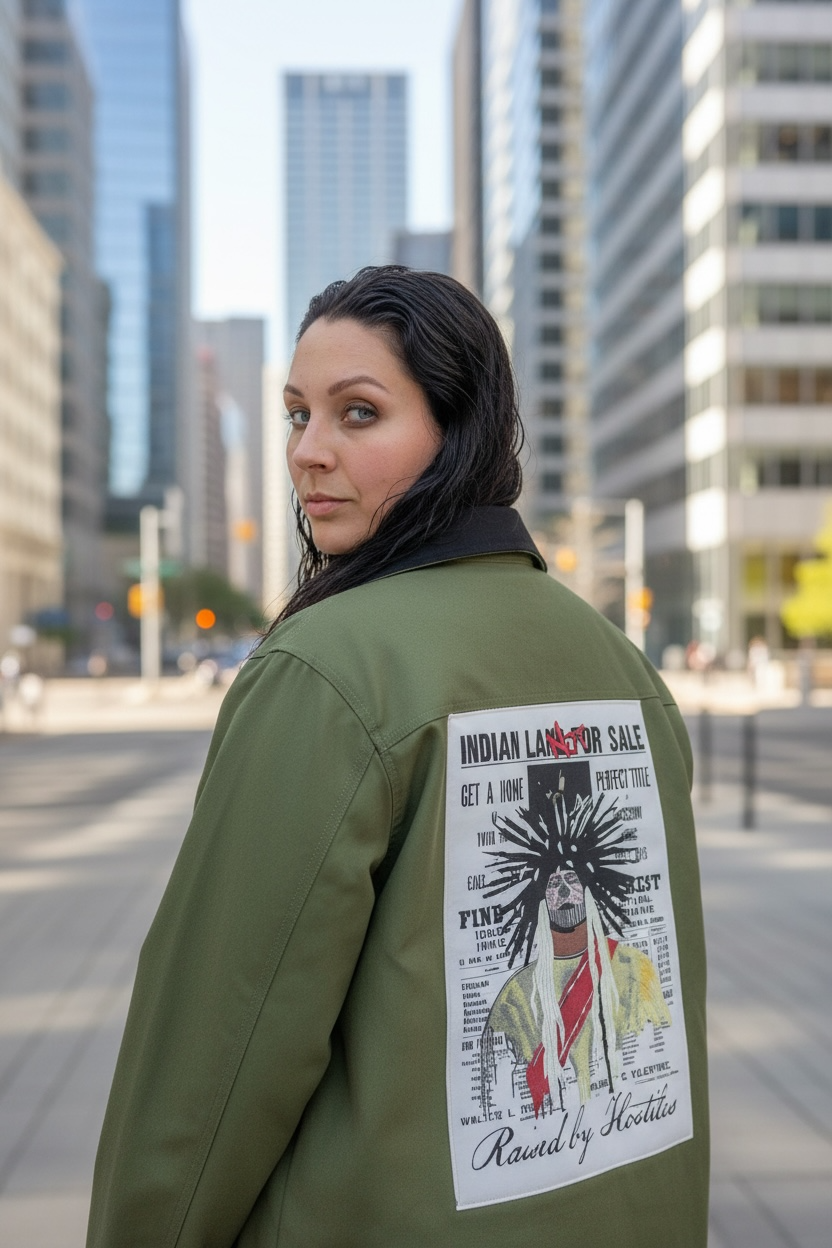 Canvas lined Jacket (Indian Land not for Sale