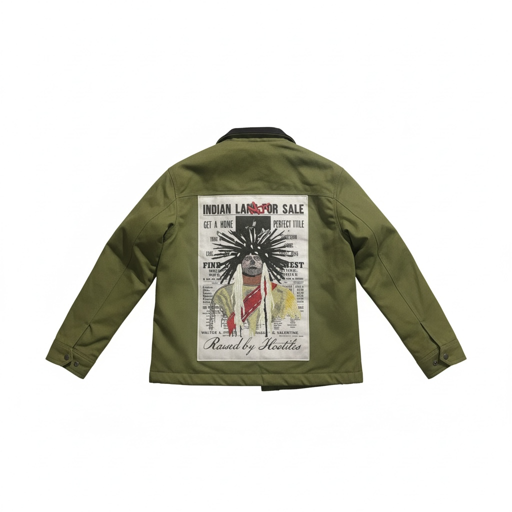 Canvas lined Jacket (Indian Land not for Sale