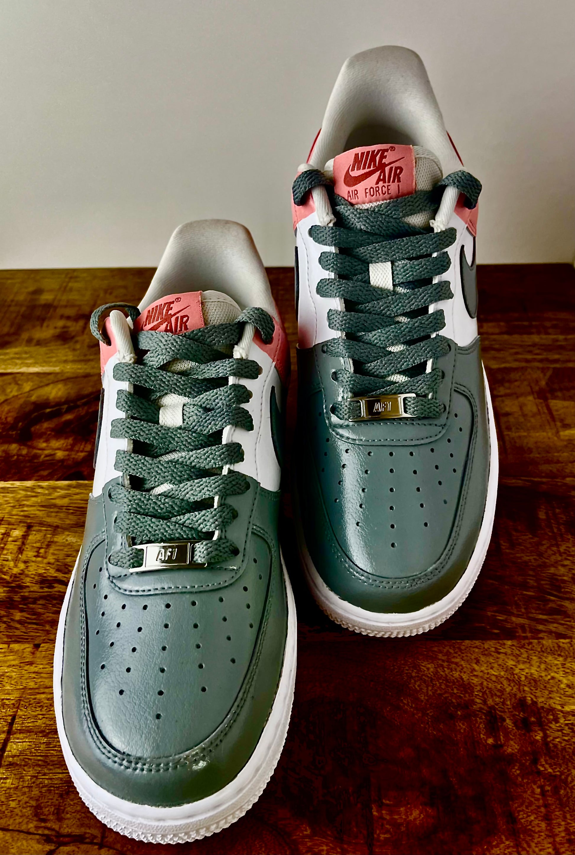Pink and Grey Color way AF1's